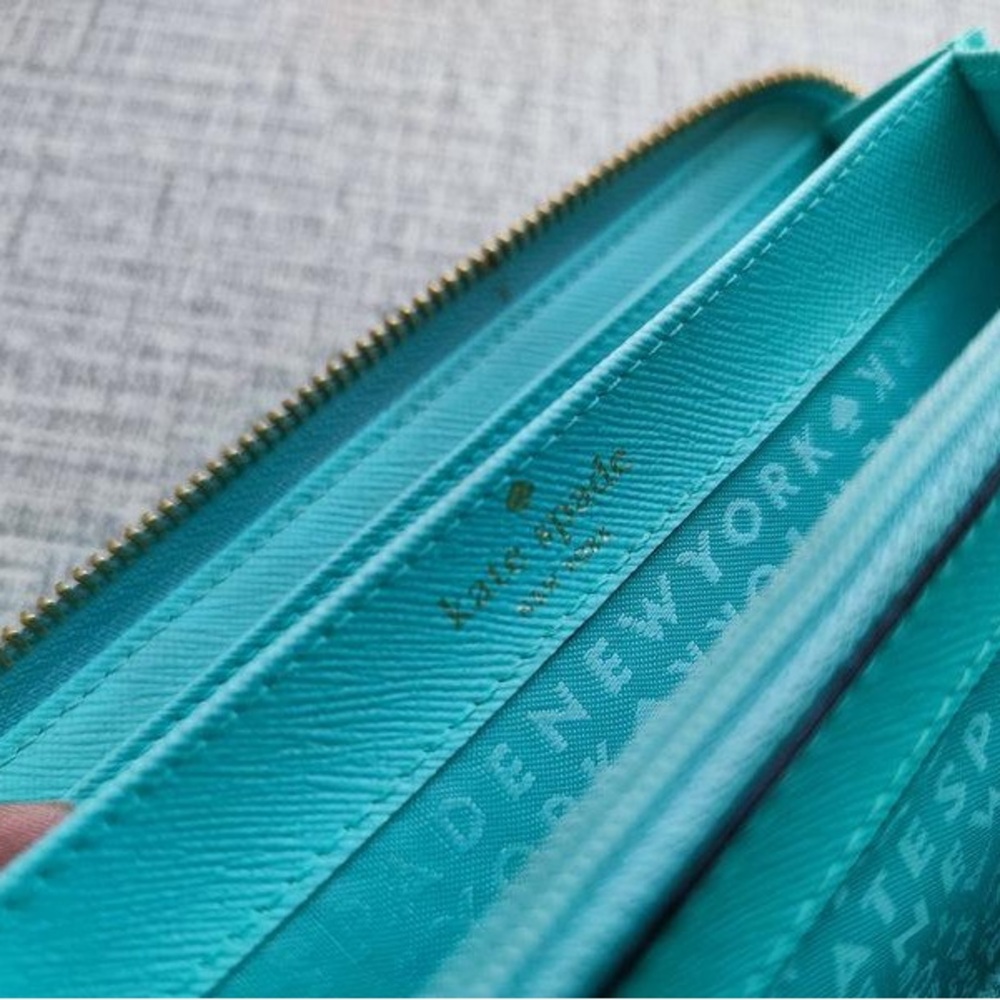 NWT Kate Spade Coated Leather Ice Cream LIMITED EDITION Wallet in Minticepop NWT - Picture 7 of 11